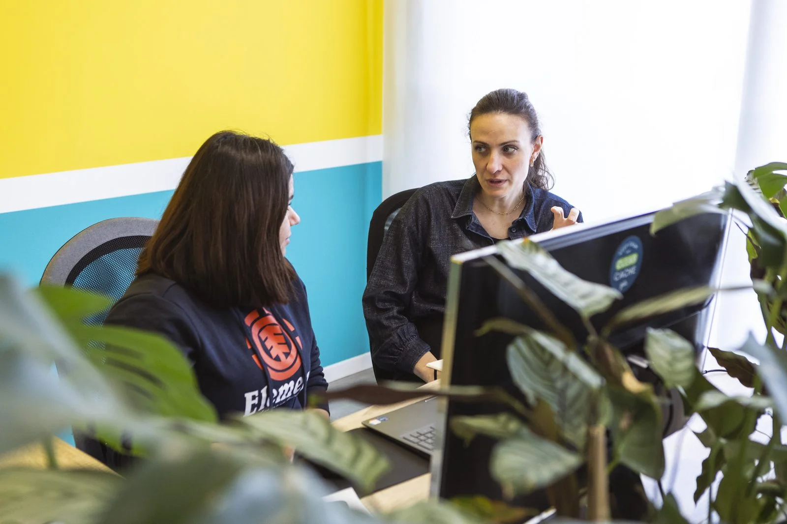 Sprint planning Doozy, due persone in confronto sulla scrivania